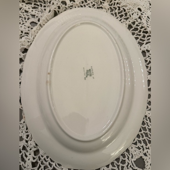 Floral Oval Serving Platter - Picture 2 of 5